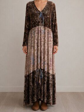 Blue Fish Vintage Velvet Dress